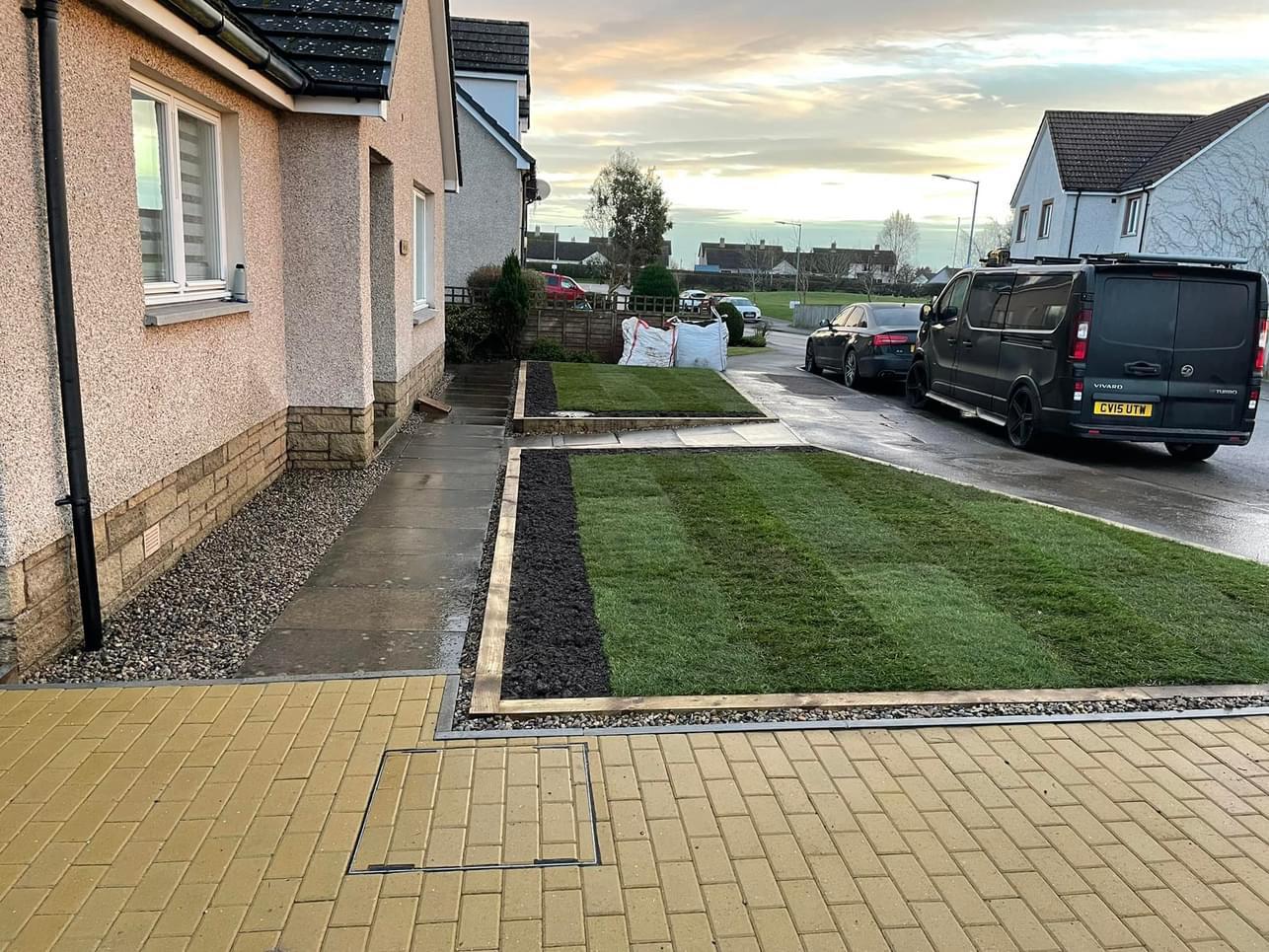 Front garden turf