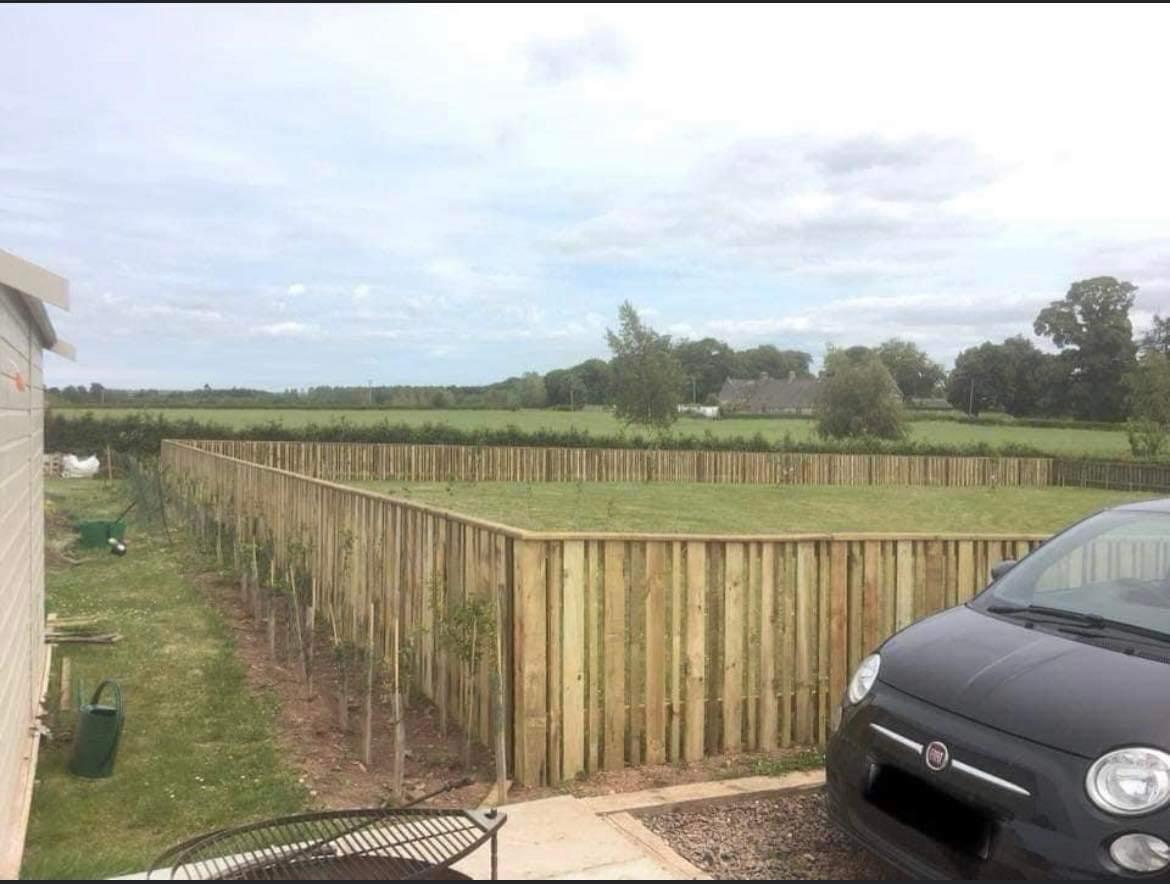 Fenced area